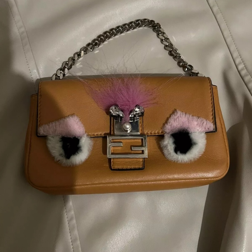 FENDI Mini Monster Baguette handbag